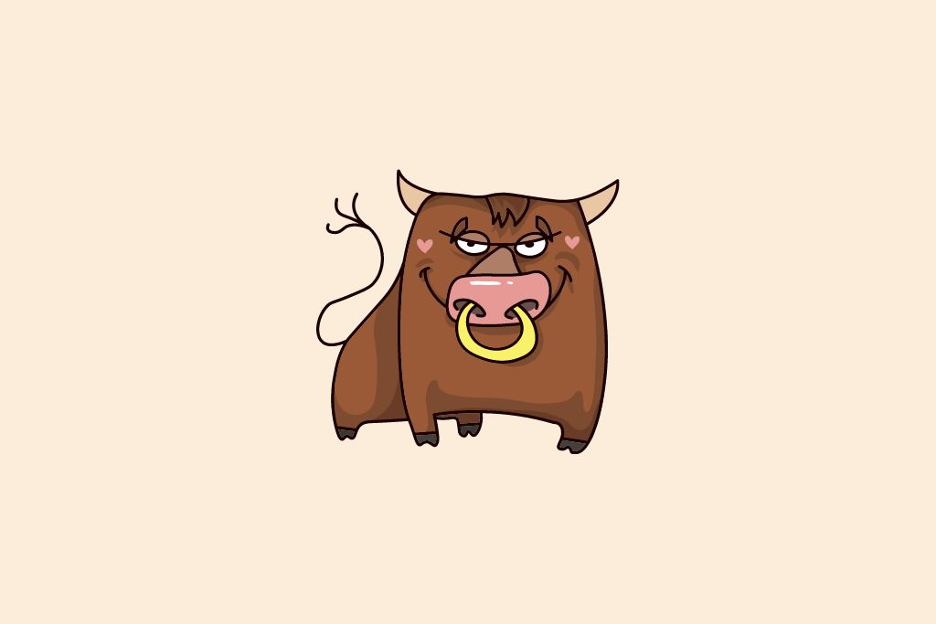 an angry Bison