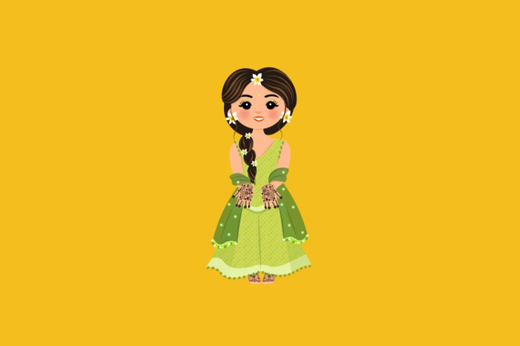 an Indian bride