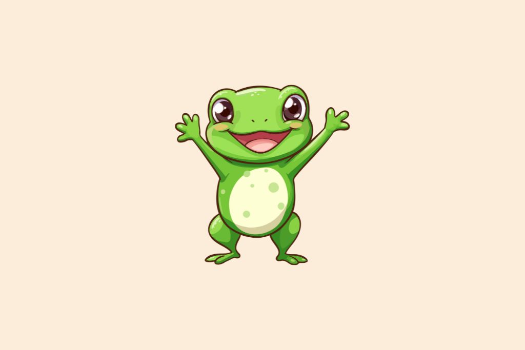 a happy frog