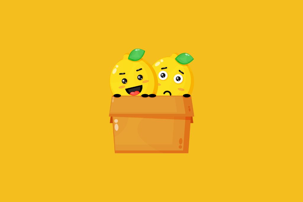 two lemons in the box