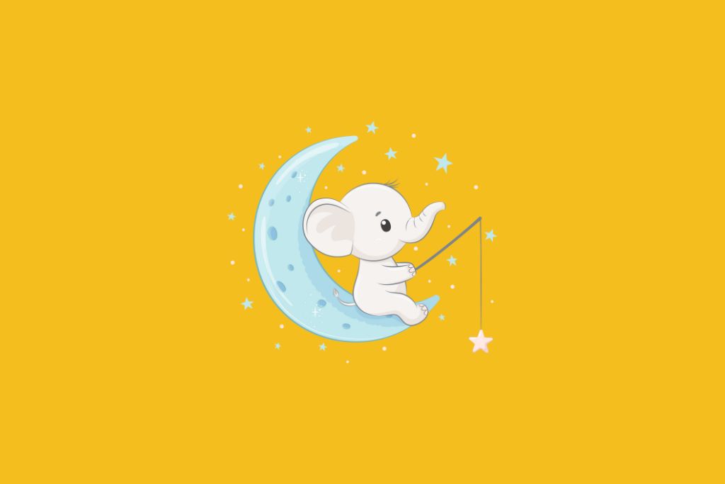 elephant sitting on lunar