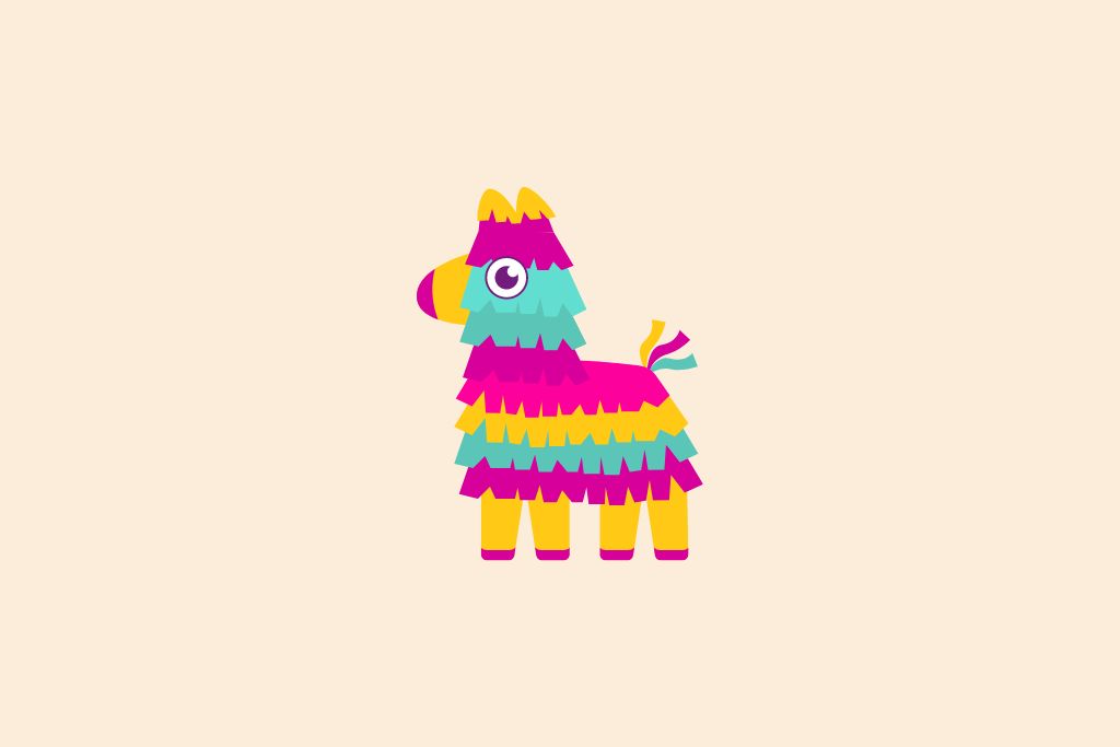a colorful goat