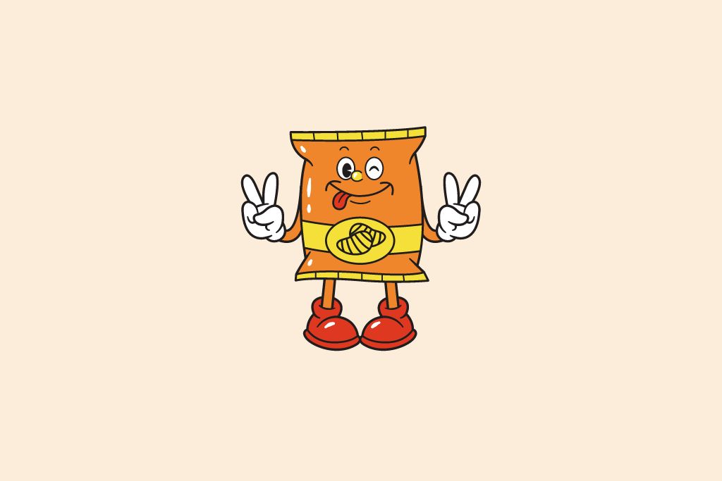 a happy chip packet